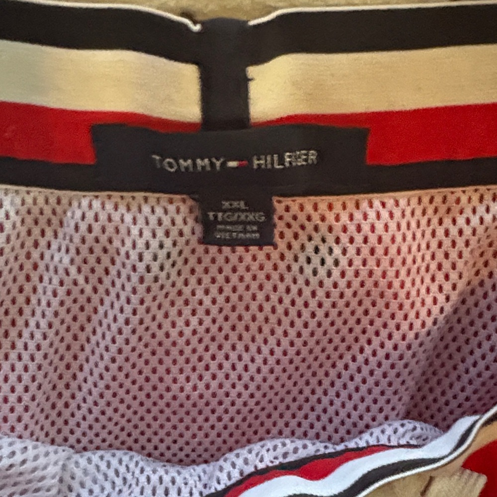 Tommy Hilfiger Bold Red Swim Trunks - Picture 2 of 3